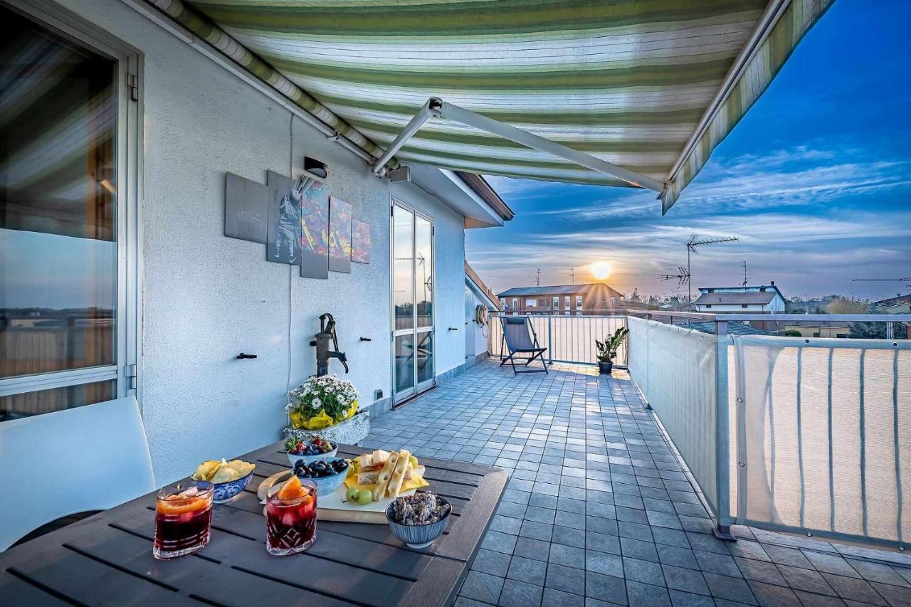 Ferienwohnung Il Terrazzo Sul Tramonto Bastiglia Exterior foto